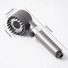 Massage And Skin Beauty Multifunctional Shower Head High Pressure 3-mode Handheld Shower Head Anti-clog Nozzles